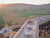 View from the Roof Top Restaurant at The Hill Fort, Kesroli