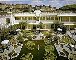 The Lily Pond at Hotel Lake Palace, Udaipur