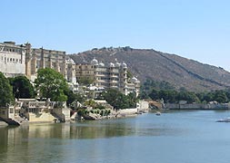 View From the Terrace of Lake Pichola Hotel, Udaipur