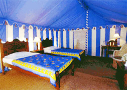 Well Appointed Tent at Mandvi Palace, Kutch