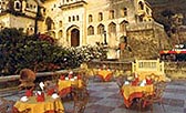 Open air Restaurant at Neemrana Fort Palace, Alwar