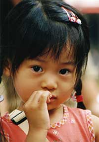 Little Baby on the streets of Singapore
