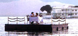 Honeymoon Special : Romantic Dinner on Pontoon in the Center of the Lake Pichola, Udaipur